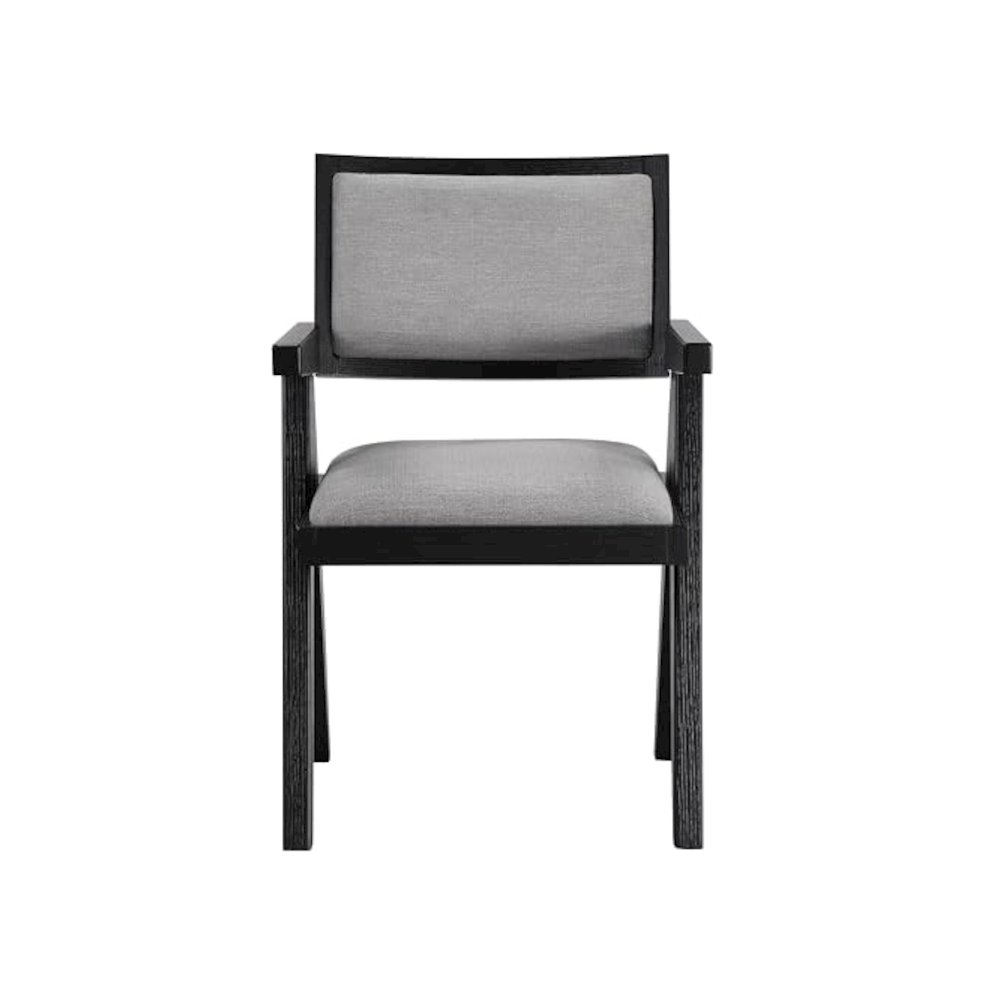 Magnolia Black Arm Chair. Picture 4