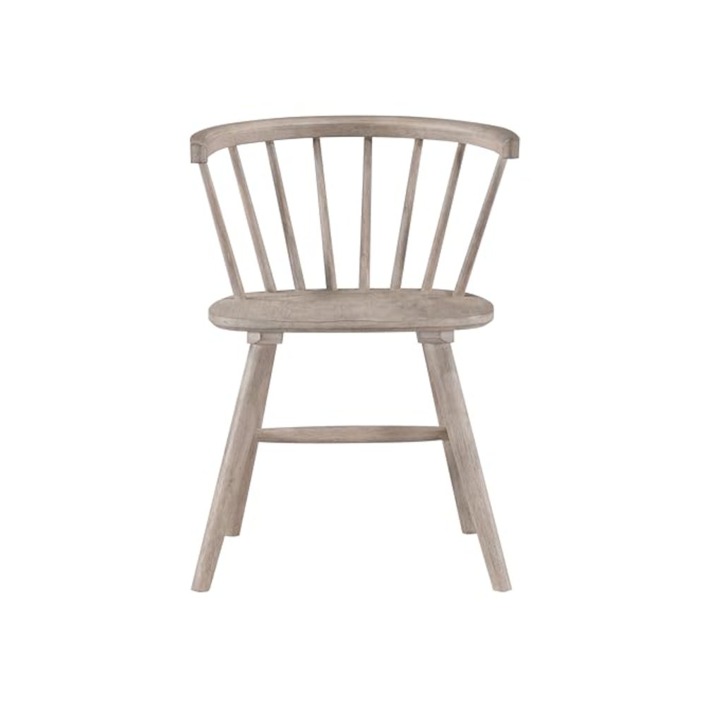 Willow Solid Wood Dining Chair, Tan. Picture 4