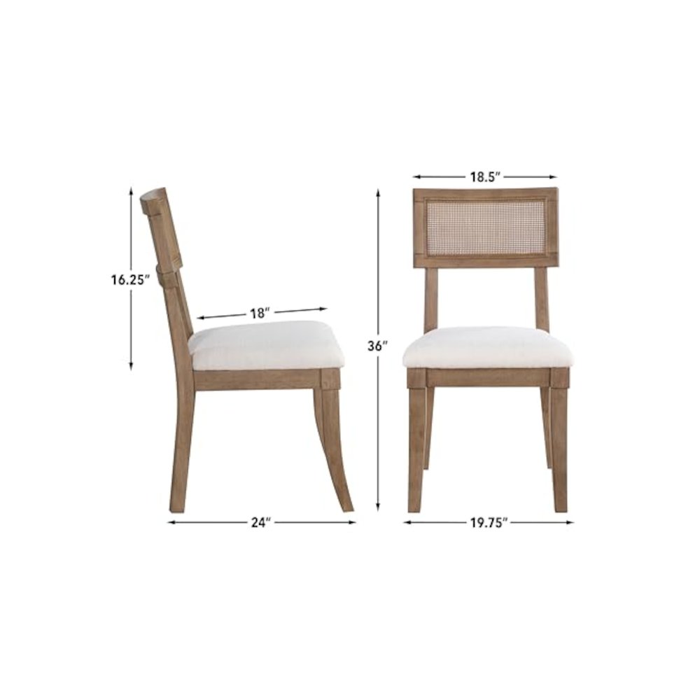 Colvin Brown Cane Side Chair. Picture 3