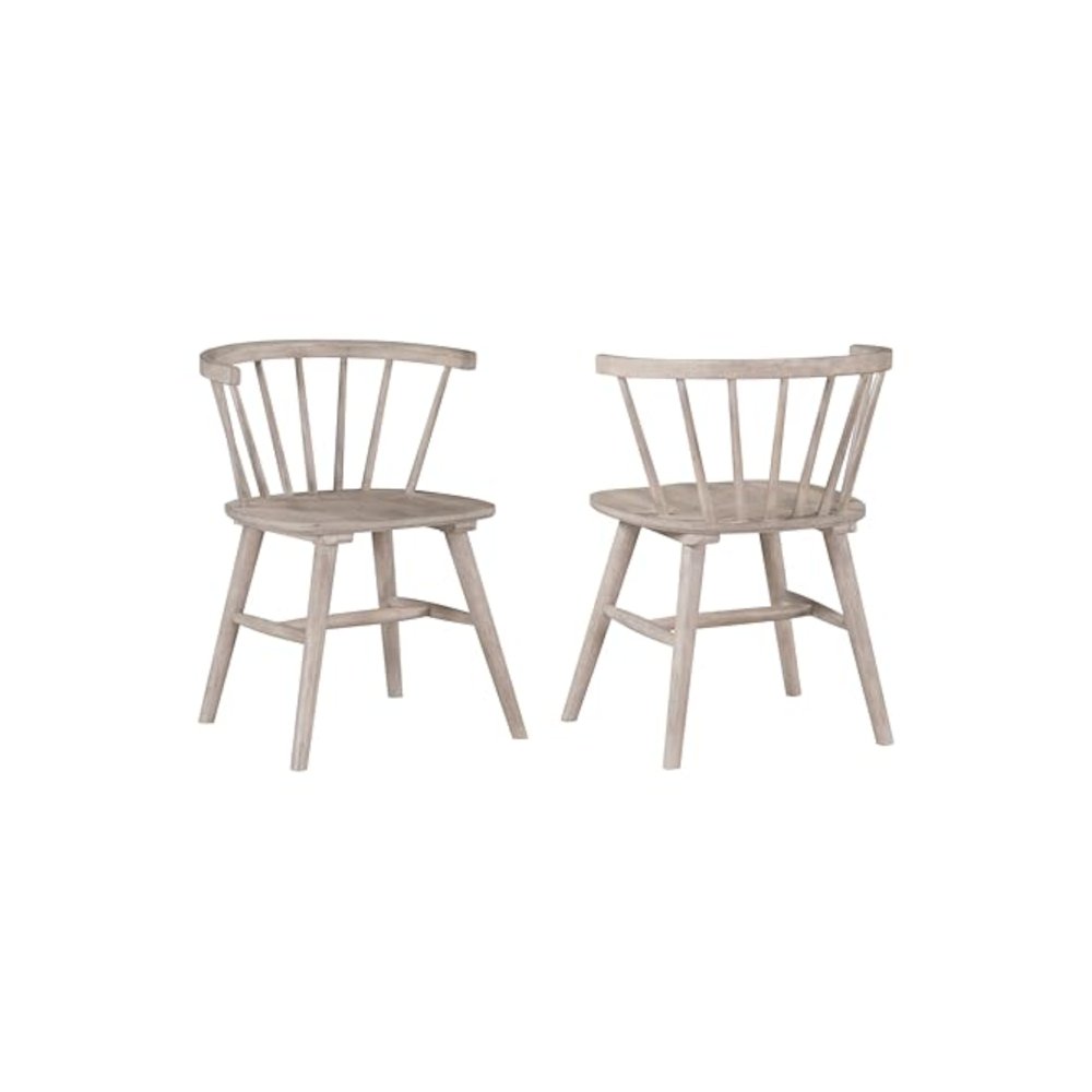 Willow Solid Wood Dining Chair, Tan. Picture 1