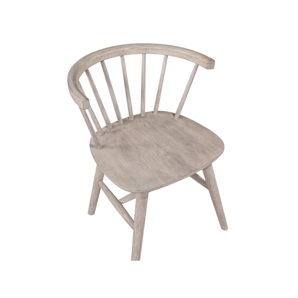 Willow Solid Wood Dining Chair, Tan. Picture 9