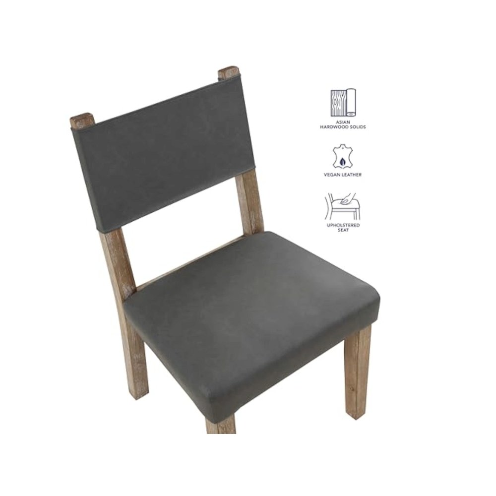Aubrey Side Chair, Waxed Driftwood finish with. Picture 10