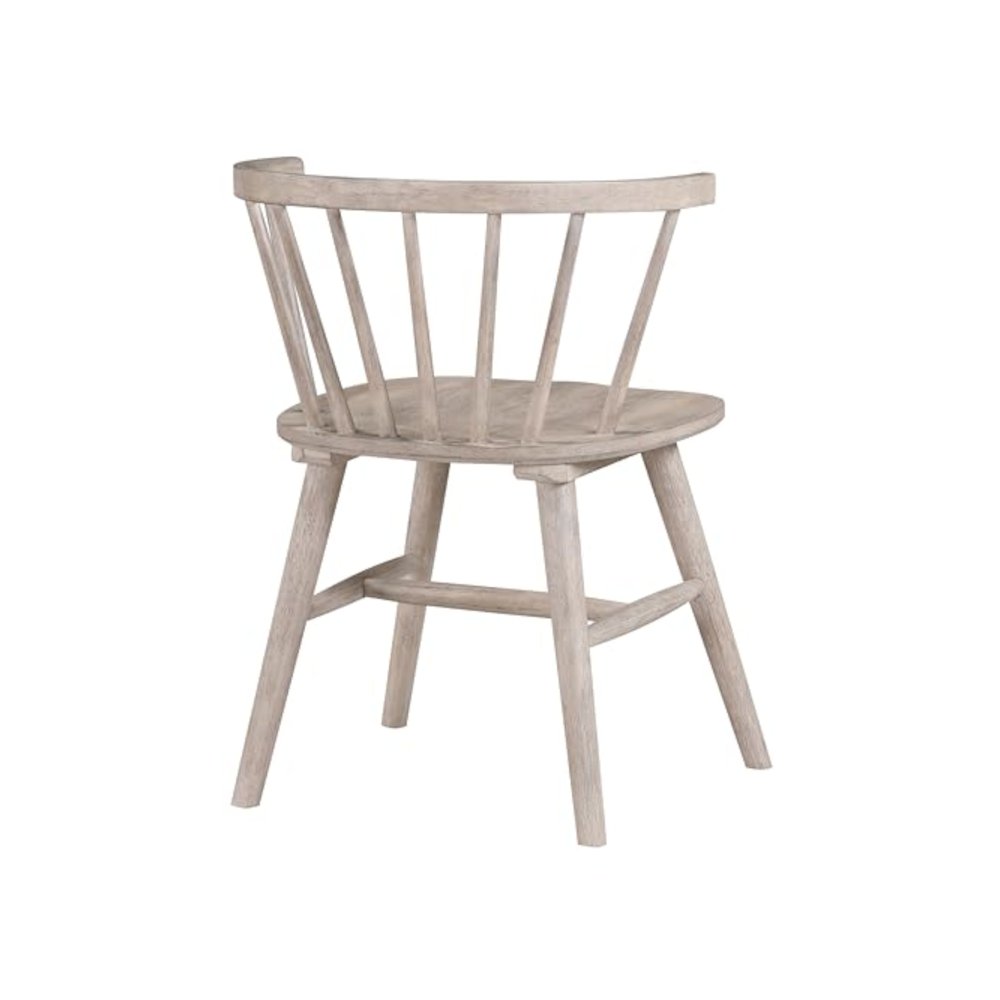 Willow Solid Wood Dining Chair, Tan. Picture 8