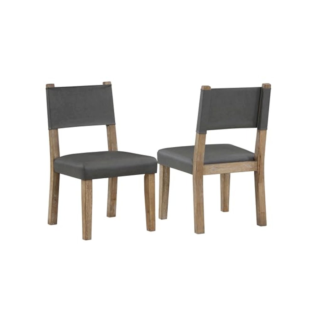 Aubrey Side Chair, Waxed Driftwood finish with. Picture 1