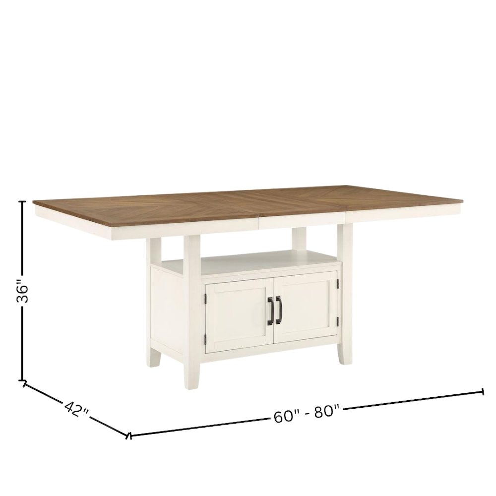 Counter Height Dining Table with Storage Counter Height Kitchen Table. Picture 8