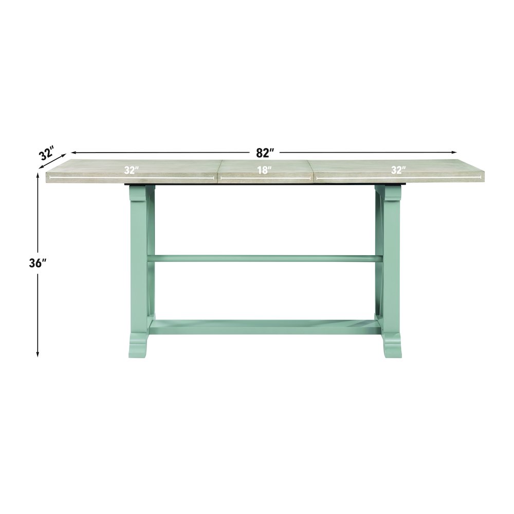 Darcy Green Counter Table. Picture 10