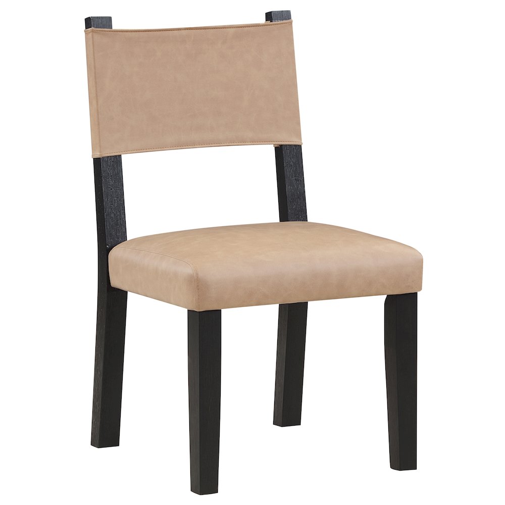 Aubrey Black 7pc Round Dining Set. Picture 2