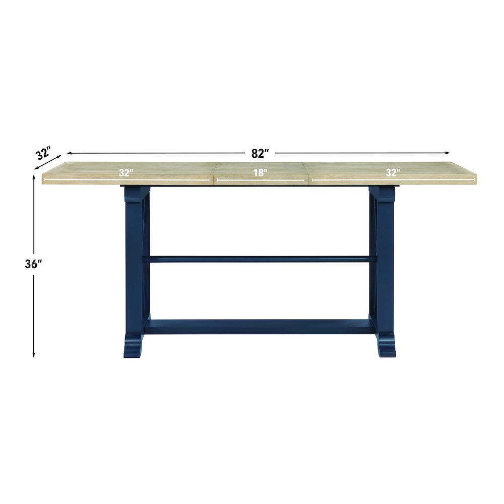 Darcy Blue Counter Table. Picture 10