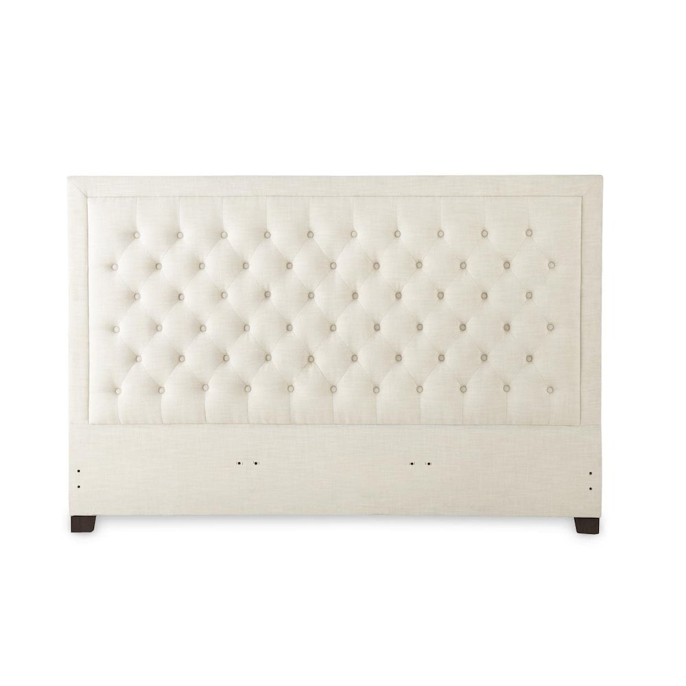 Queen Bed White, White. Picture 3