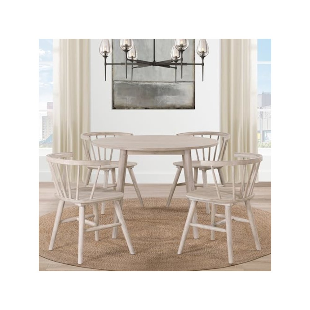 Willow Solid Wood Dining Chair, Tan. Picture 10