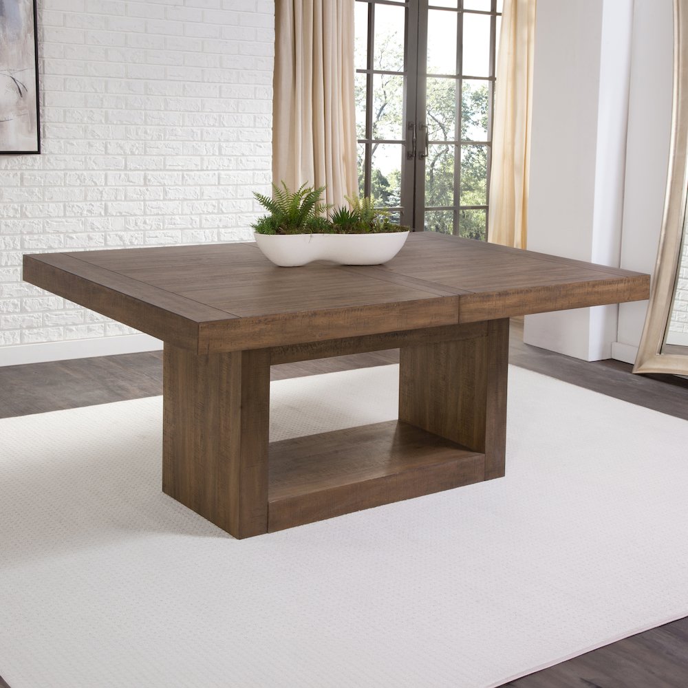 Garland Brown Dining Table and 8 Chairs. Picture 7