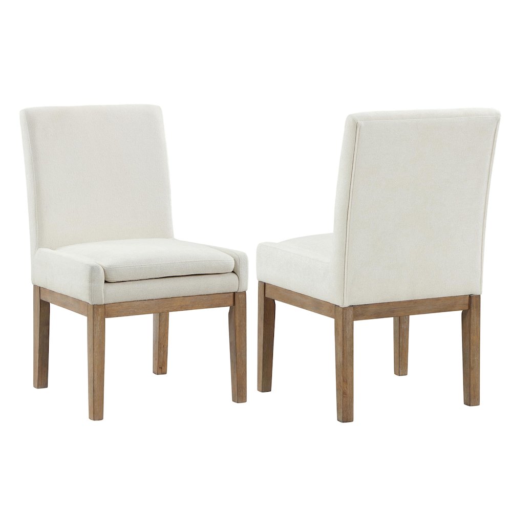 Aubrey Brown Upholstered Side Chair. Picture 1