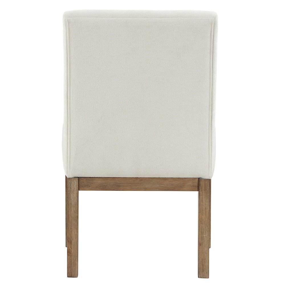 Aubrey Brown Upholstered Side Chair. Picture 2