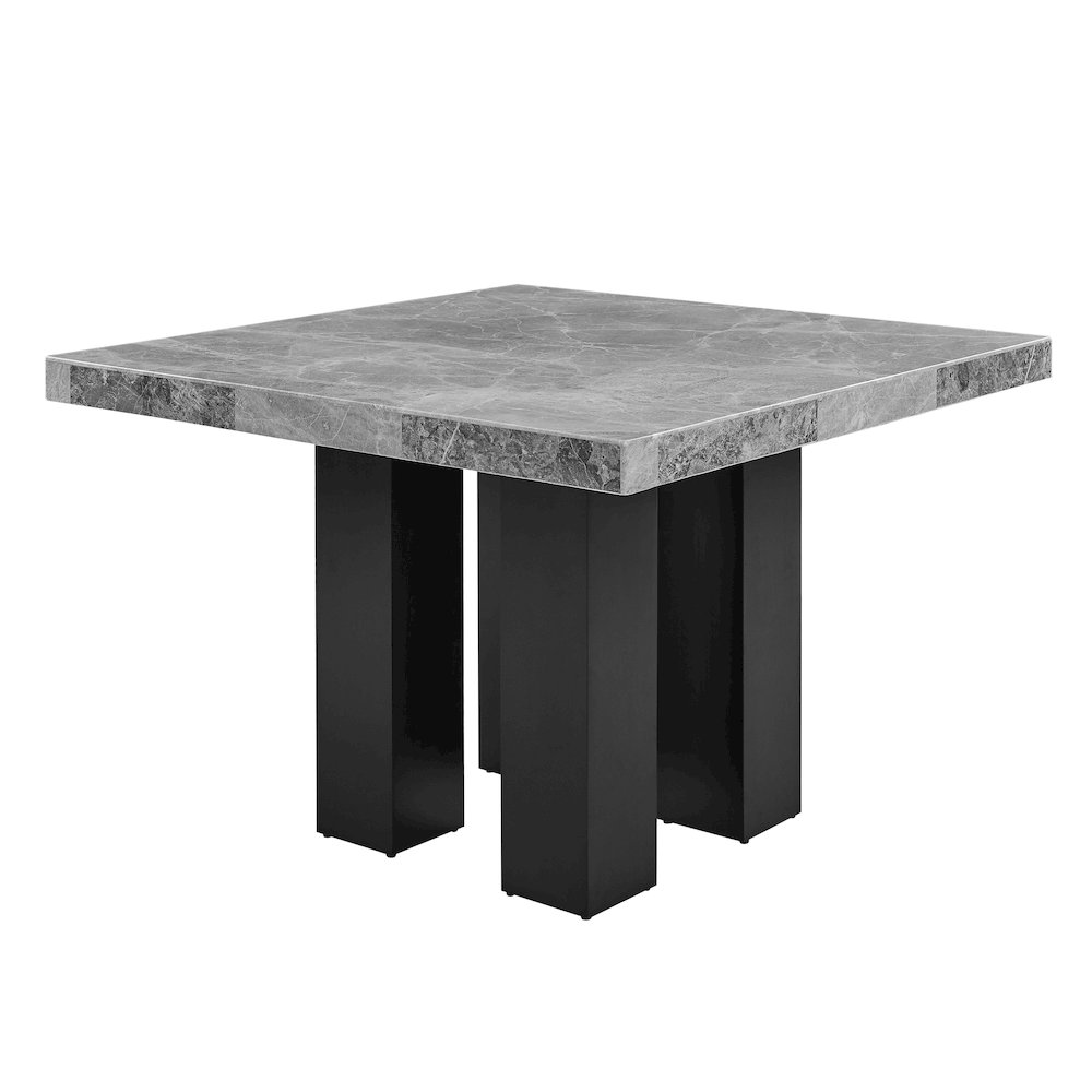 Camila Square 9PC Counter Set Black Chair. Picture 1