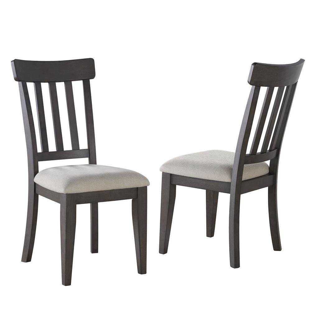 Elegant Dusky Cedar Set of 2 Dining Chairs Crafted from Rubberwood and Bentwood. Picture 1