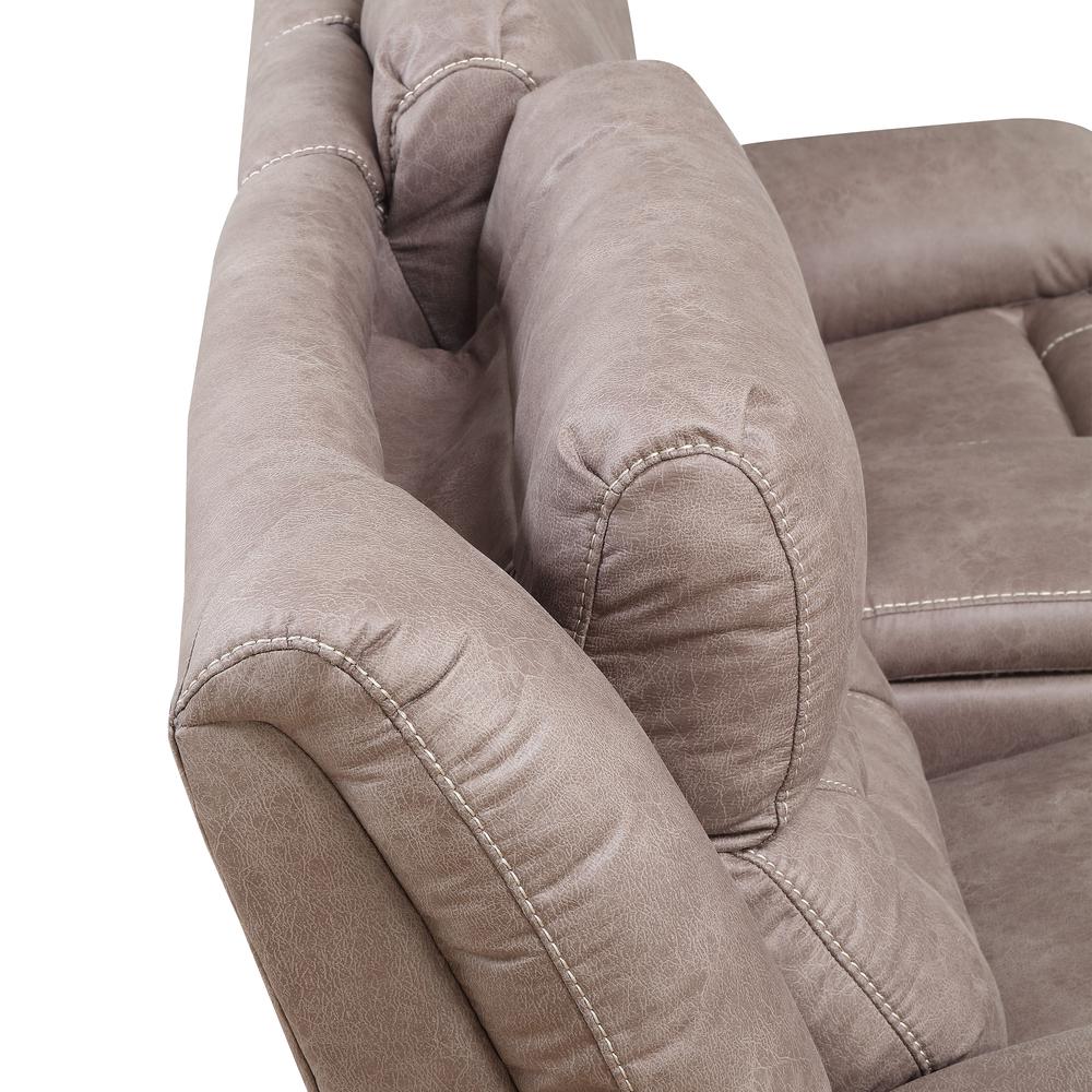 Aria Power Recliner Console - Desert Sand. Picture 5