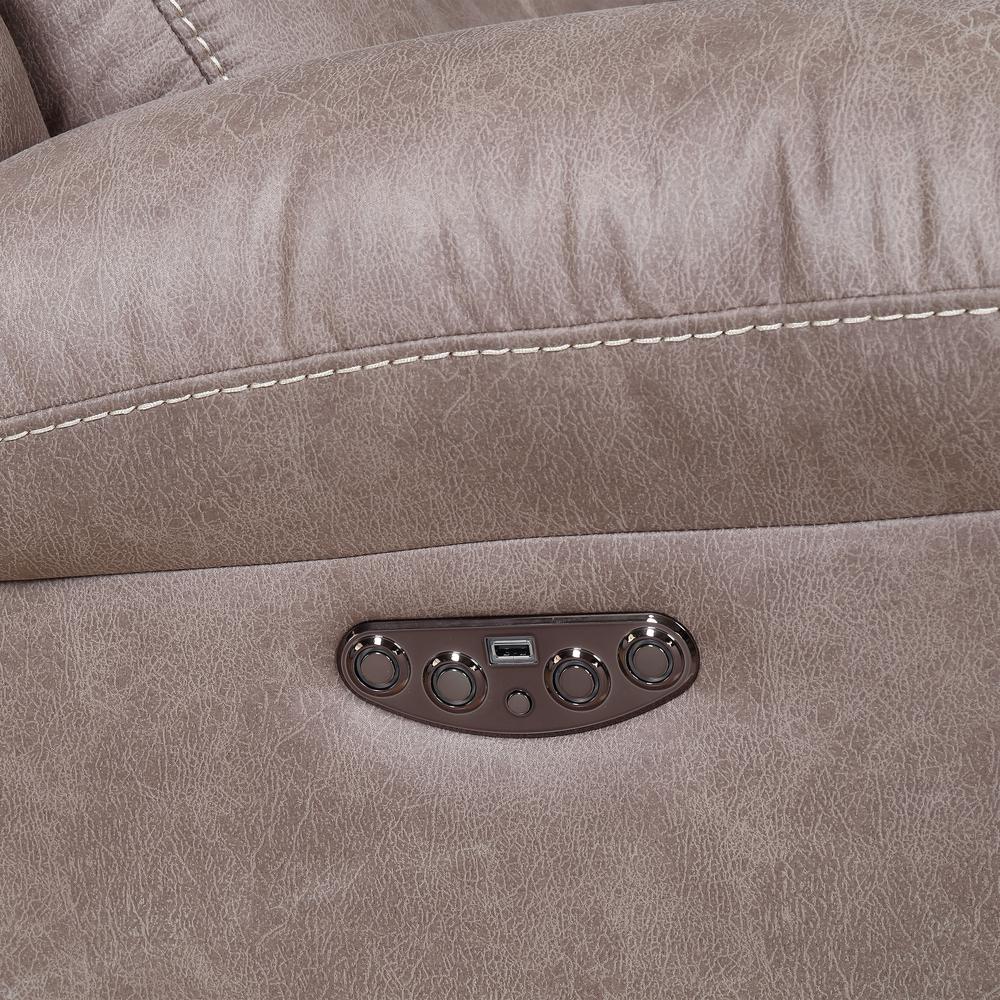 Aria Power Recliner Console - Desert Sand. Picture 7