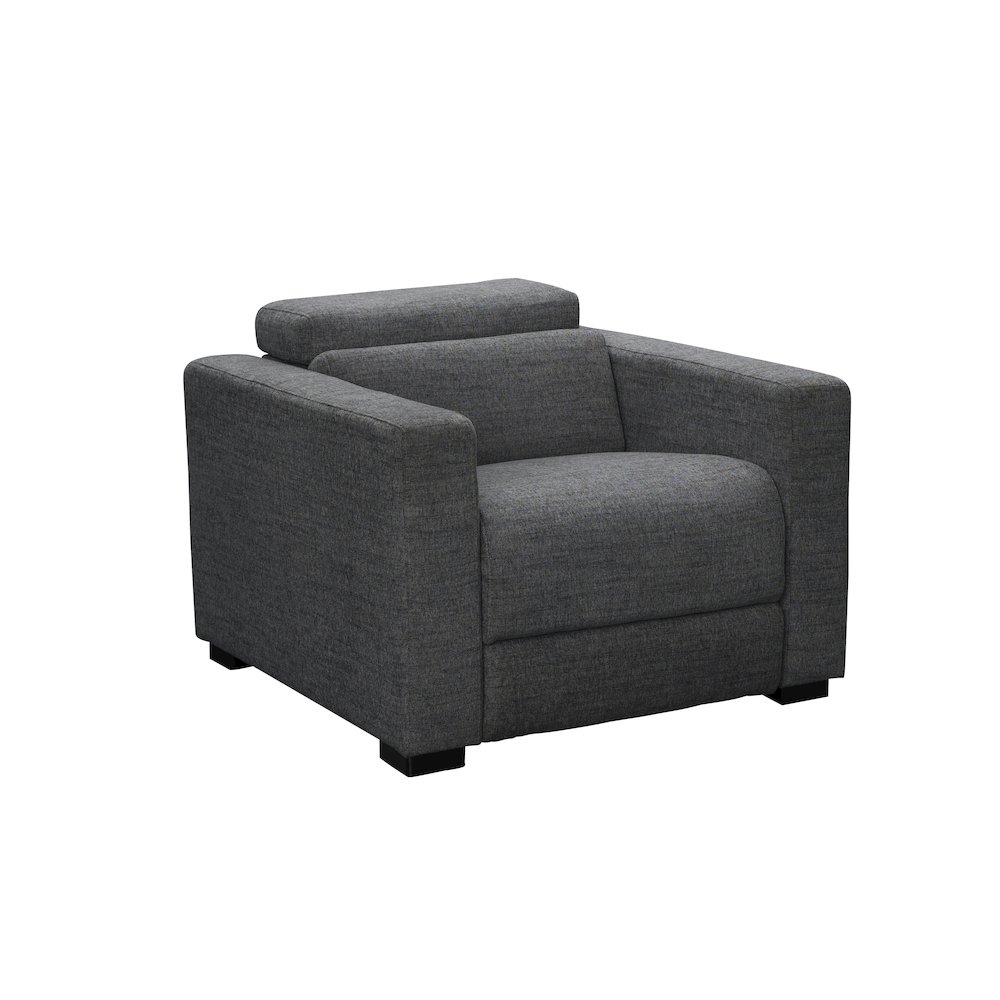 Zara Power Reclining Chair - Charcoal. Picture 2
