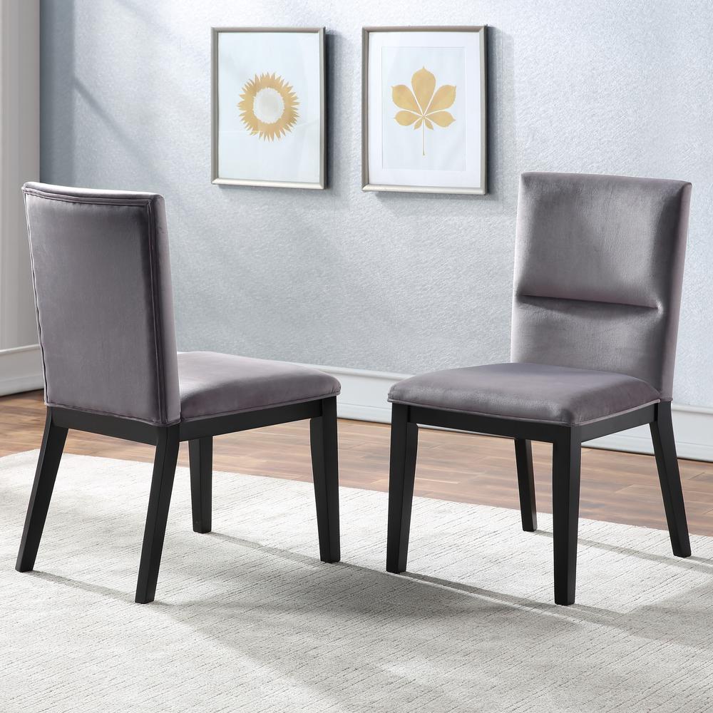 Amalie Side Chair, Grey. Picture 1