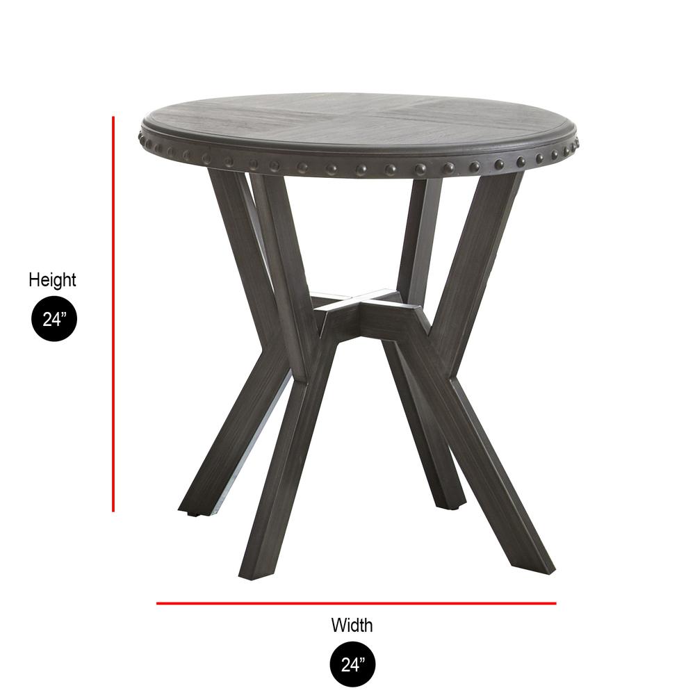 Alamo Round End Table. Picture 2