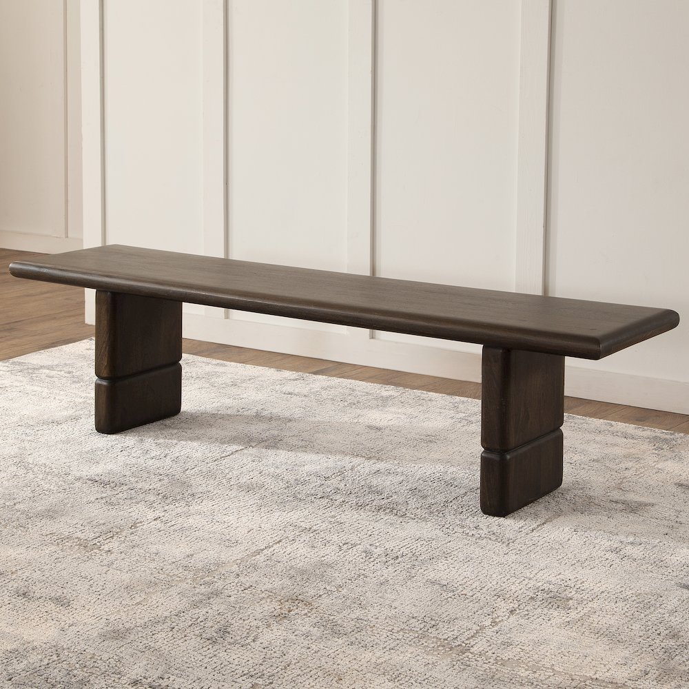 Norvell Backless Dining Bench. Picture 4