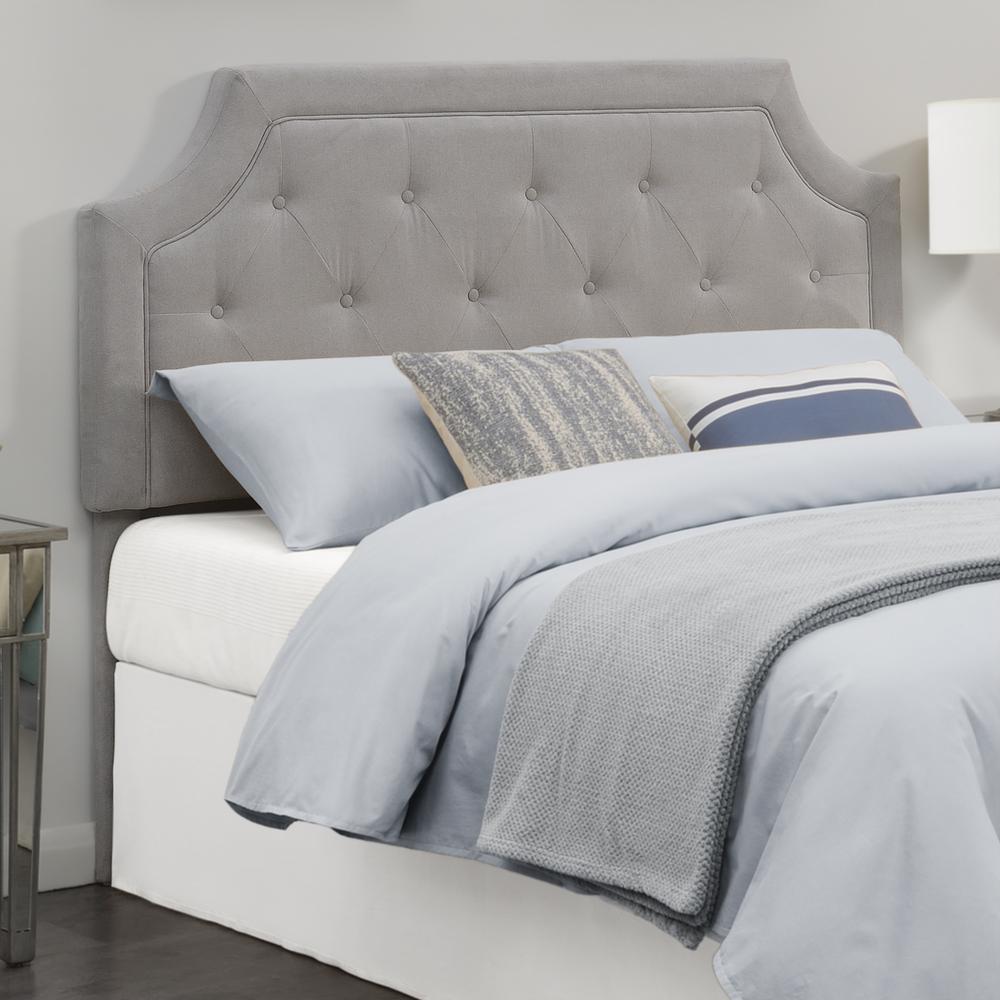 Alta Full/Queen Headboard, Grey. Picture 2