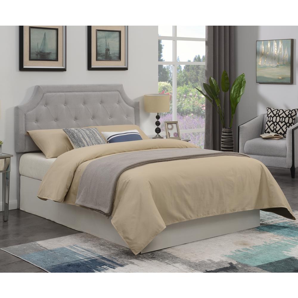 Alta Full/Queen Headboard, Grey. Picture 4