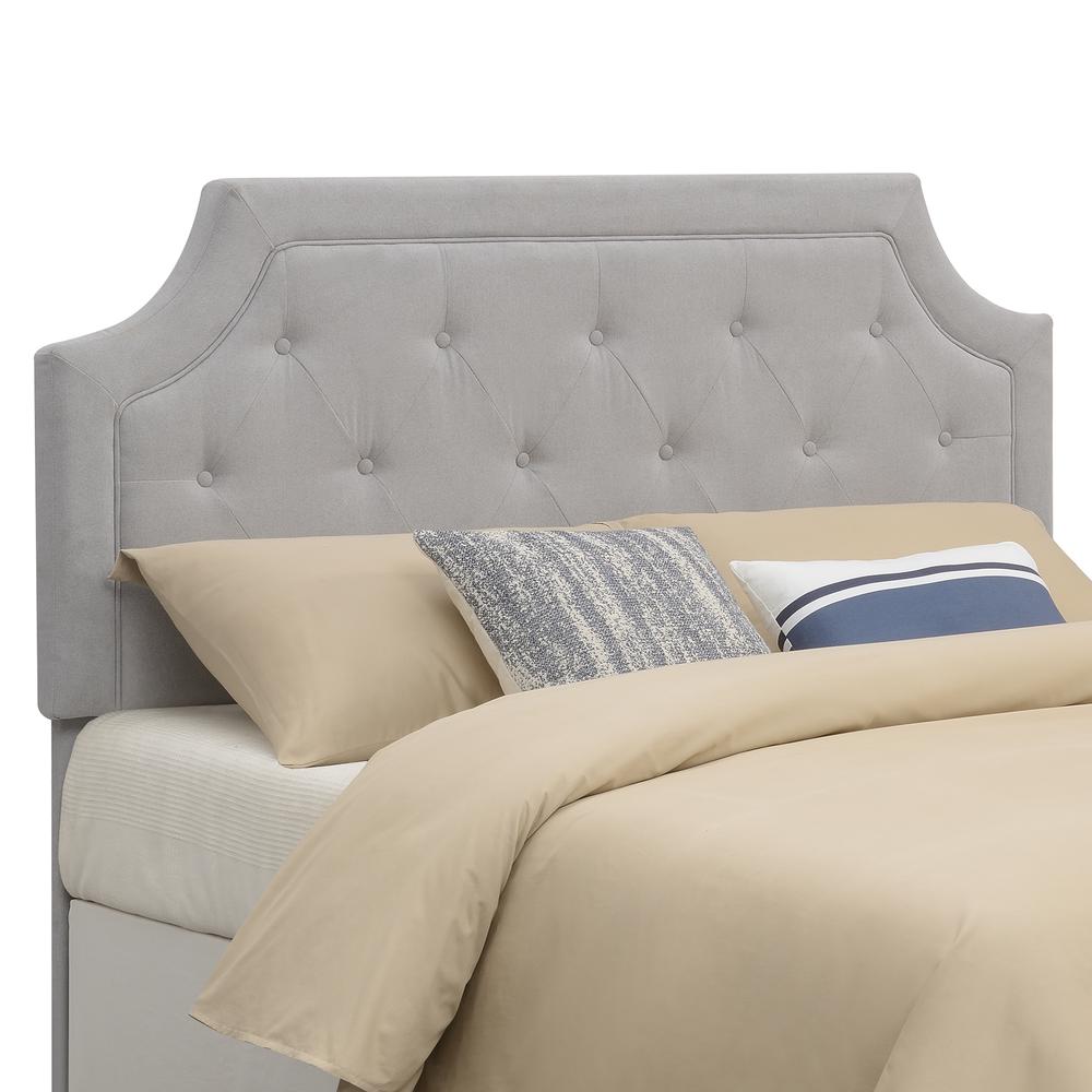 Alta Full/Queen Headboard, Grey. Picture 12