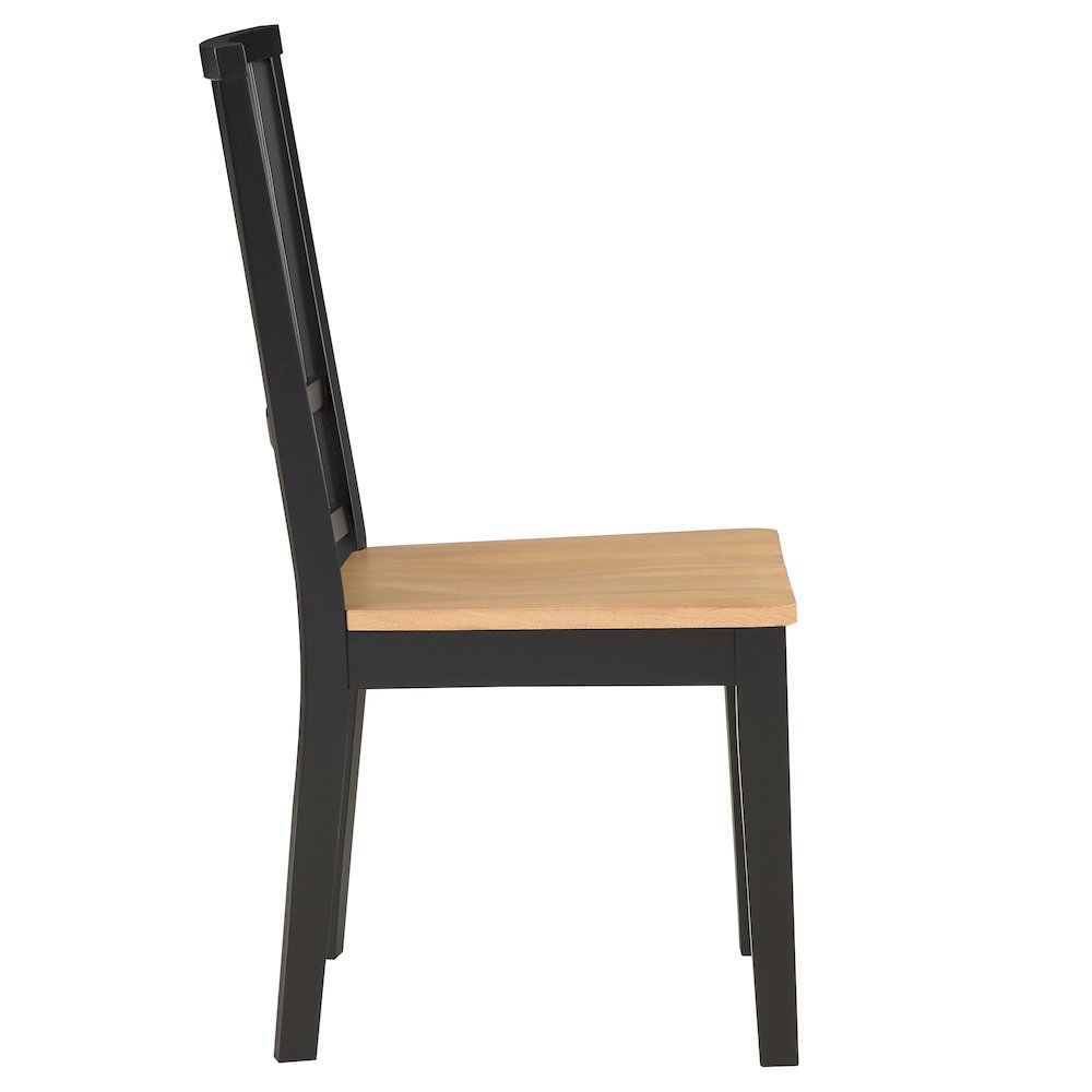 Magnolia Black 5PC Round Dining Set. Picture 2