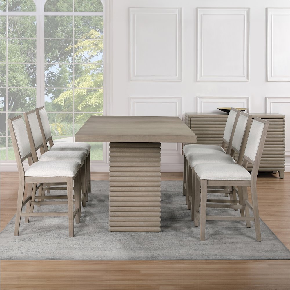 Lily 7-Piece Counter Dining Set. Picture 5