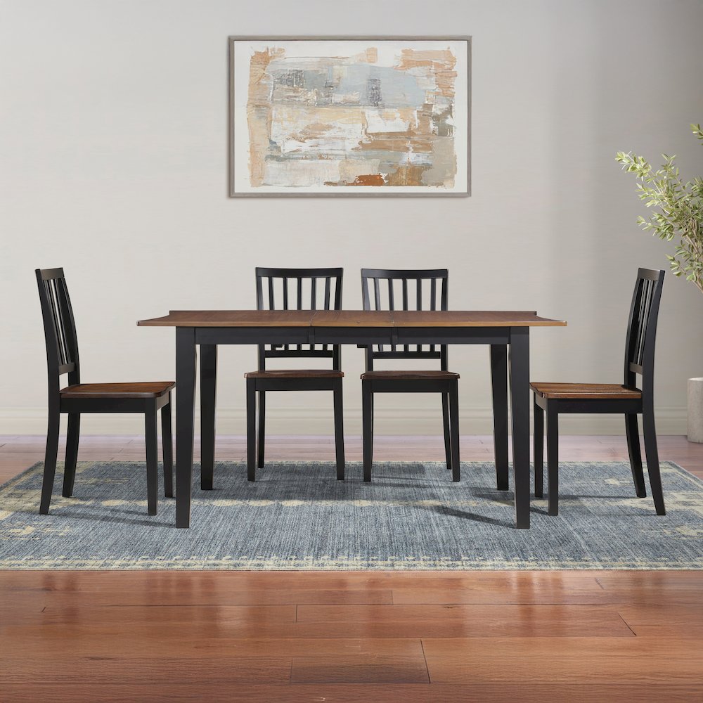 Joplin 5PC Dining Set  w4 Chairs. Picture 6
