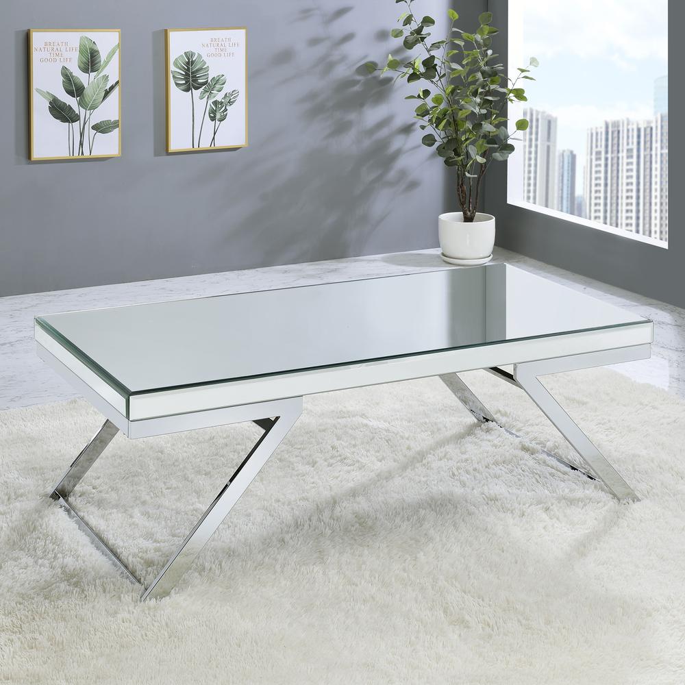 Alfresco Mirrored Top Cocktail Table. Picture 4