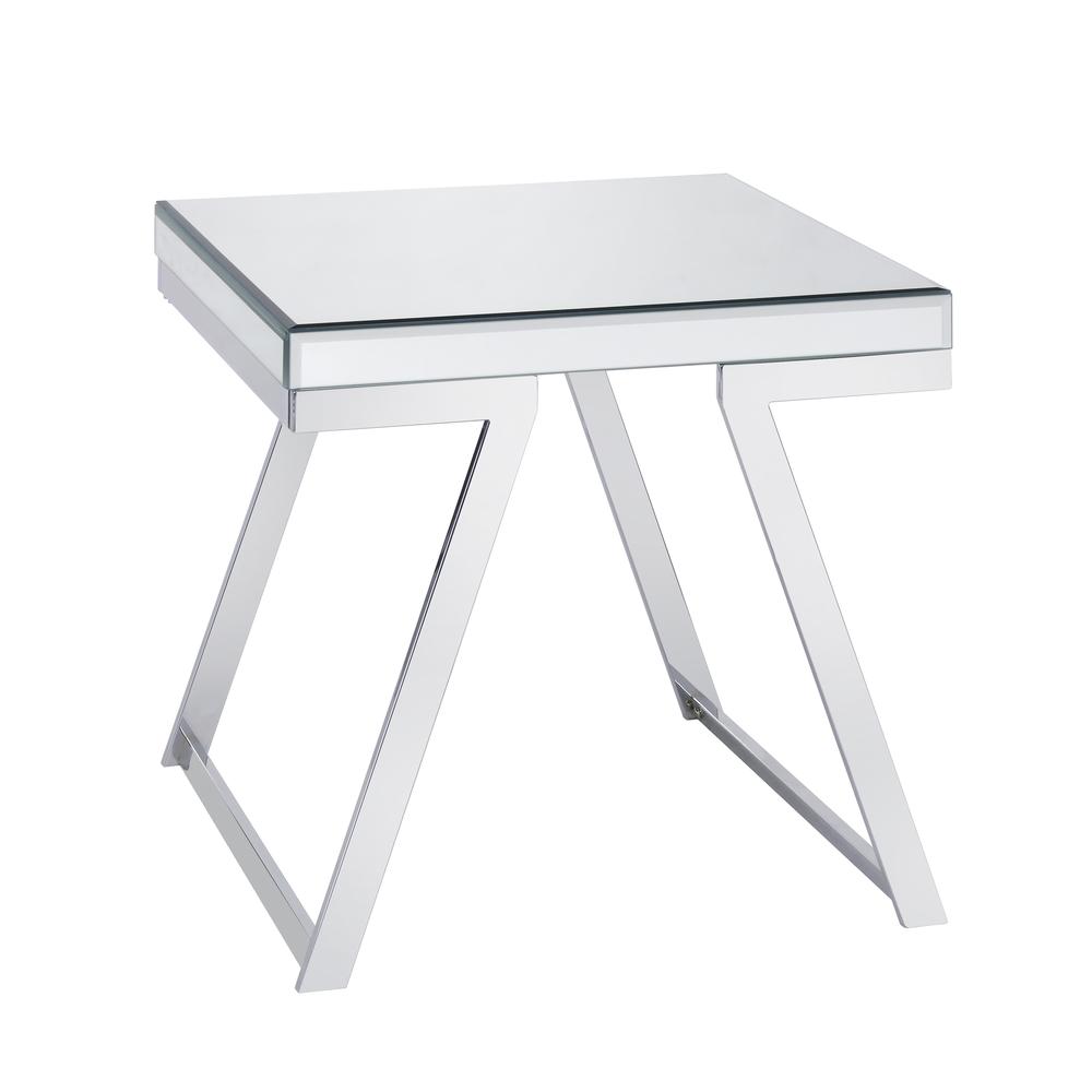 Alfresco Mirrored Top Square End Table. Picture 5