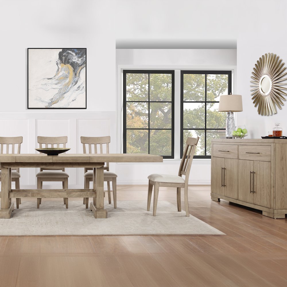 Napa Dining Table Sand. Picture 6