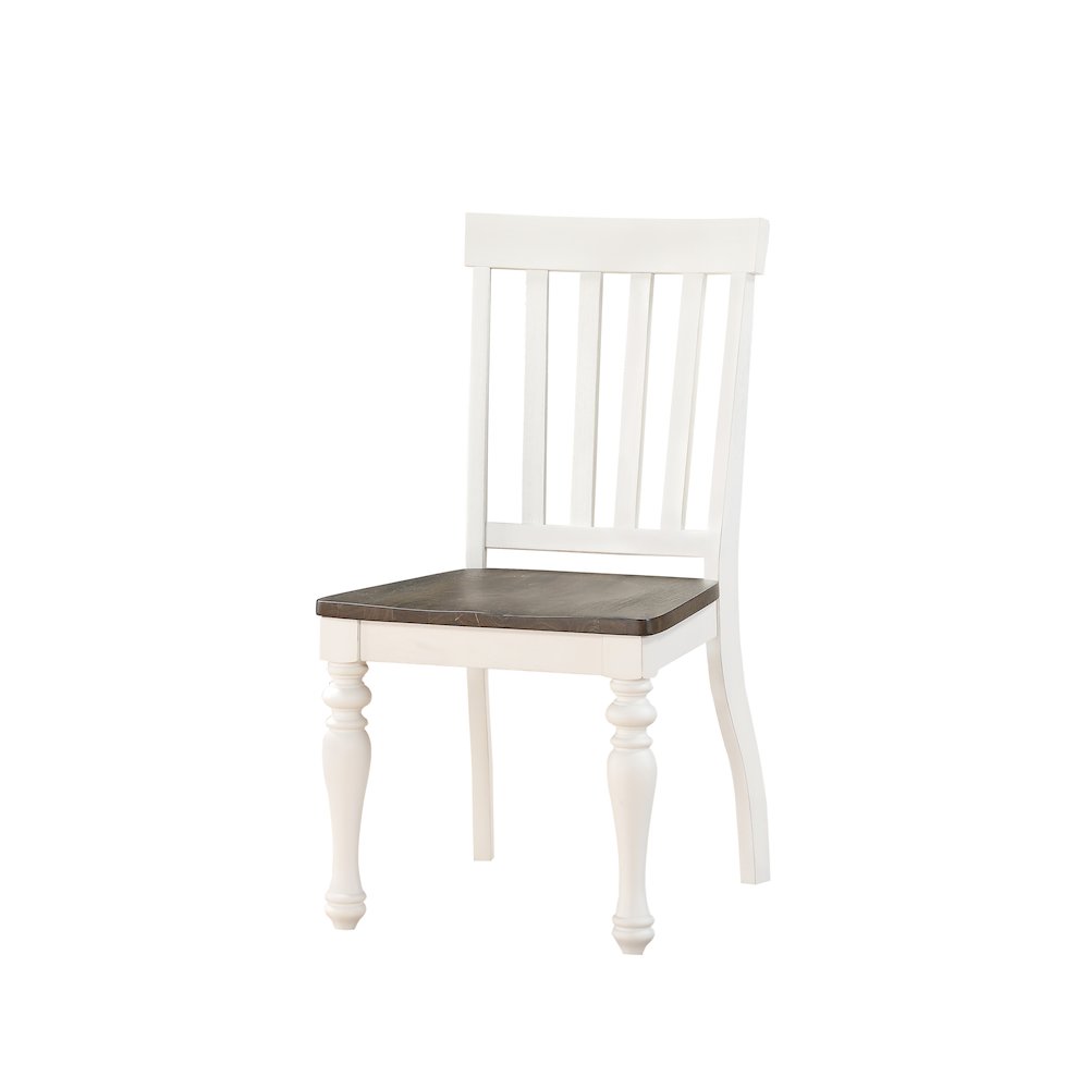 Joanna Two tone 7pc dining w bench. Picture 1