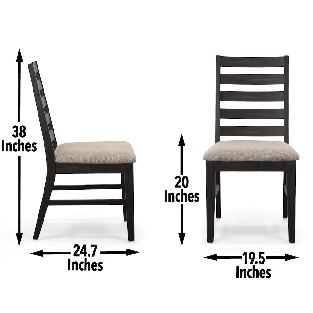 Harington Side Chair Set of Two. Picture 4