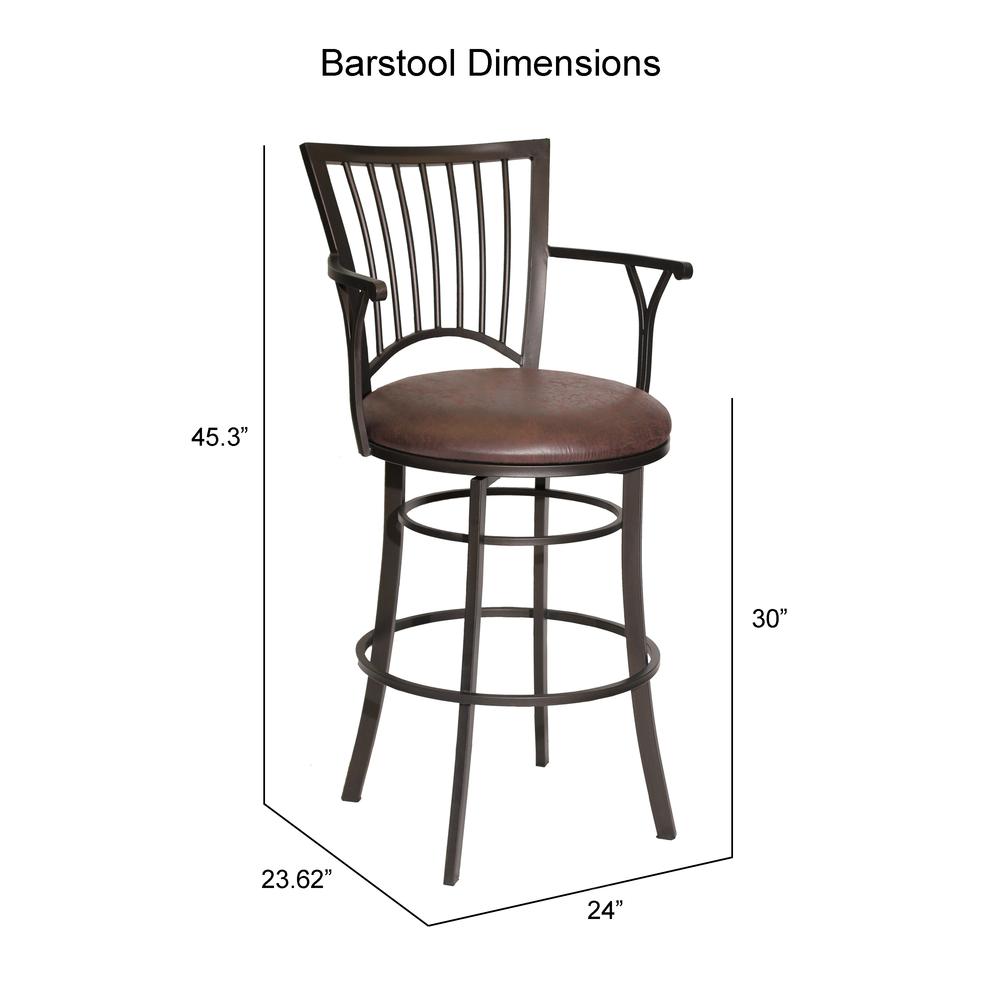 Bayview Swivel Barstool. Picture 6