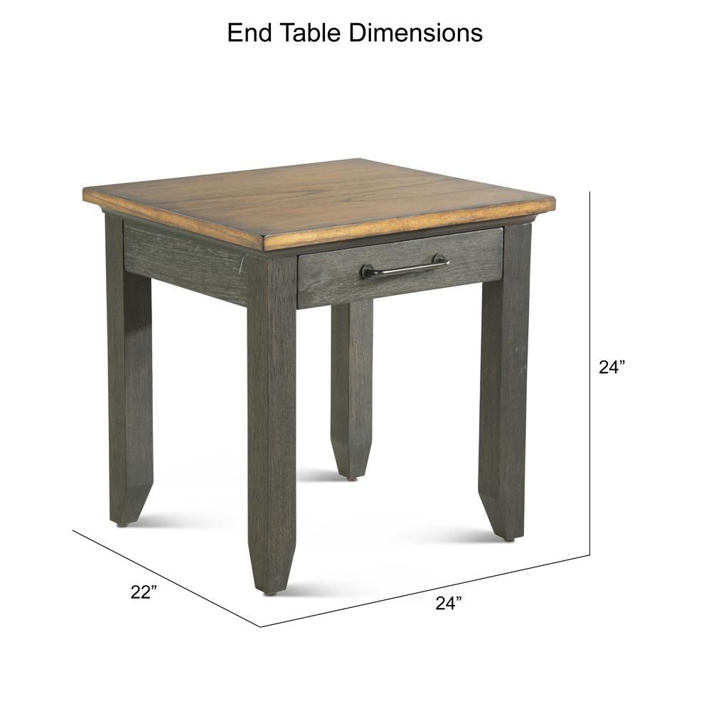 Bear Creek End Table Brown. Picture 4