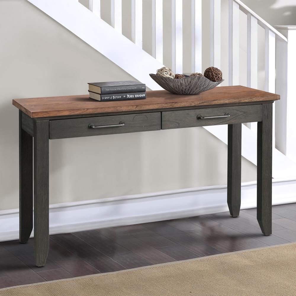 Bear Creek Sofa Table Brown. Picture 3