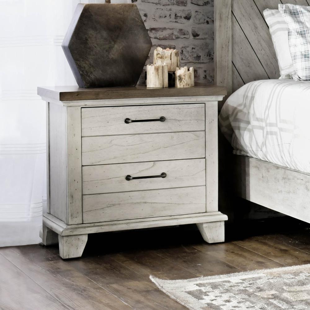 Bear Creek Two Drawer Nightstand. Picture 2