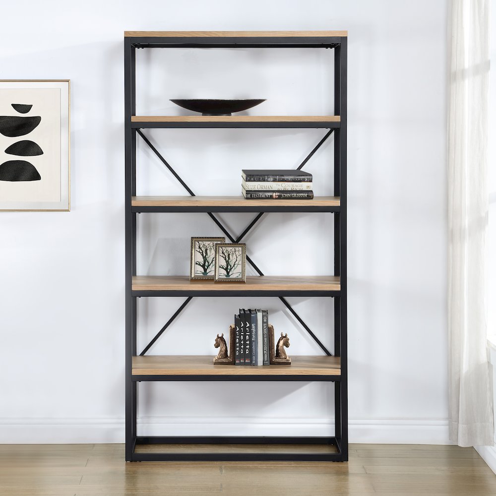 Magnolia Black Bookcase. Picture 4