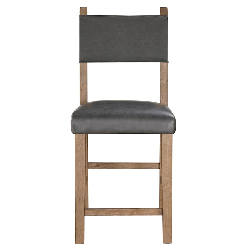Aubrey Brown Counter Chair. Picture 3