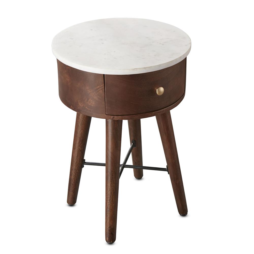Bangalore Round End Table. Picture 2
