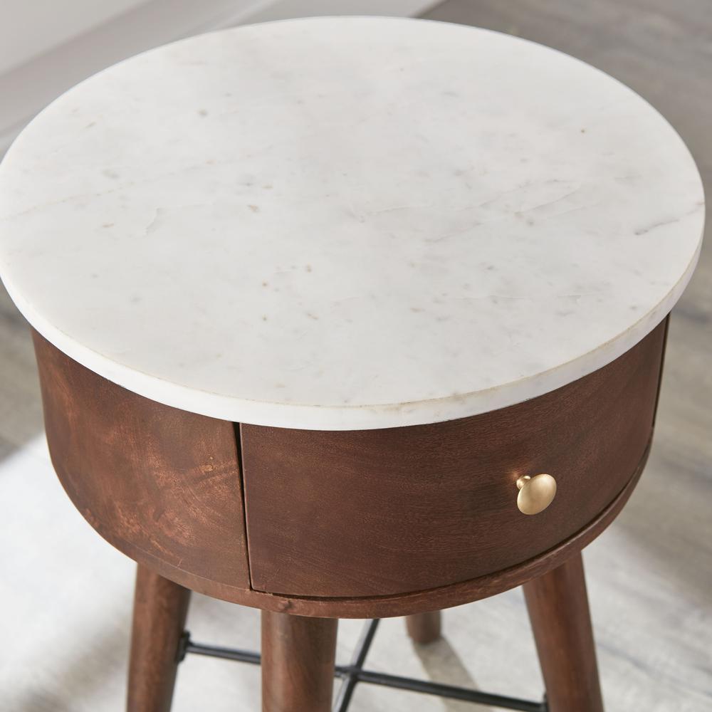 Bangalore Round End Table. Picture 3