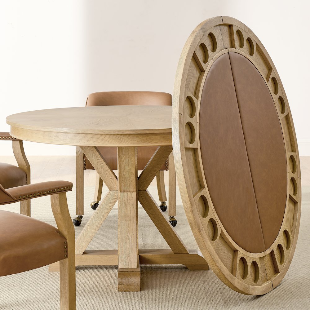 Rylie Counter Table, Natural Finish. Picture 3