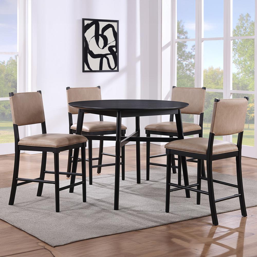Oslo 24-inch Counter Stool, Midnight. Picture 6