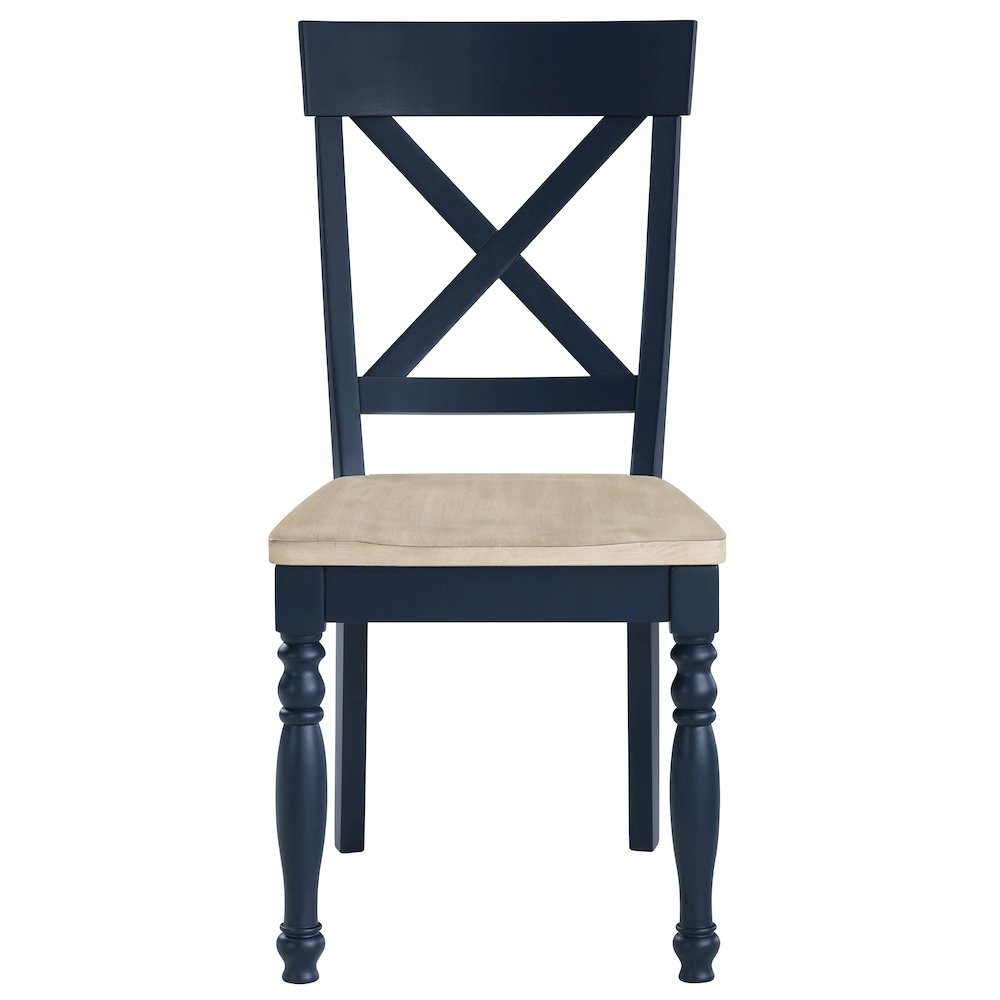 Darcy Blue Side Chair. Picture 3