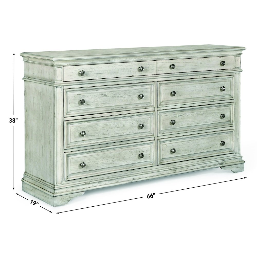 Highland Park Dresser Cathedral White. Picture 5