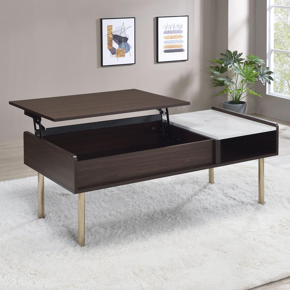 Carrie Lift Top Cocktail Table. Picture 2