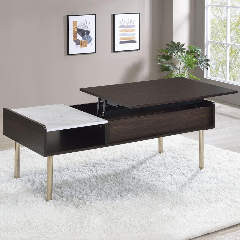 Carrie Lift Top Cocktail Table. Picture 3